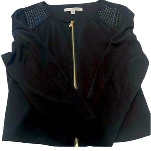 Marc New York Black Blazer with Studded Shoulders XL